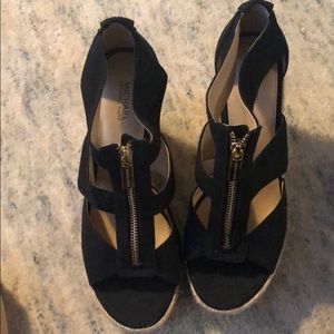 Black MK wedges